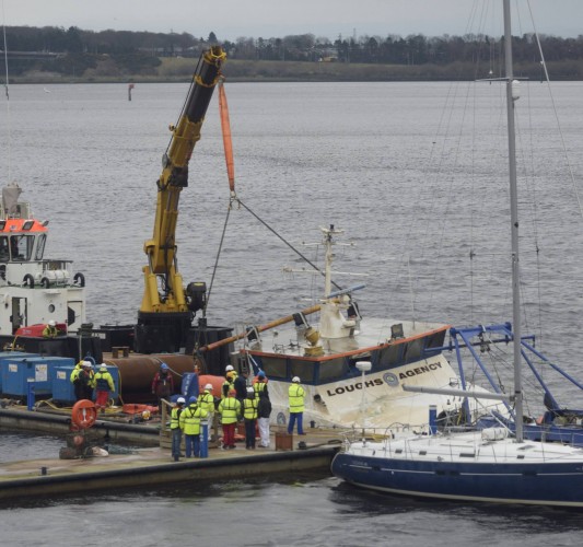 MMV Ostrea salvage operation