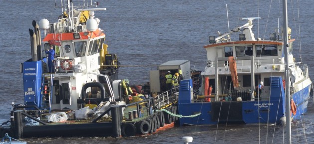MMV Ostrea salvage operation