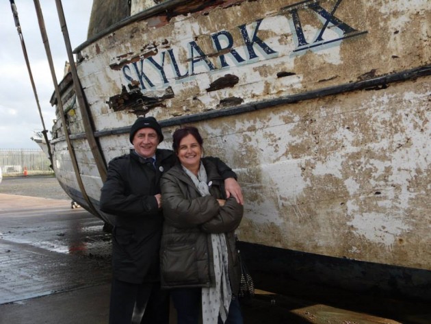 Members of the Alternatives charity in Dumbarton has participated in the boat's restoration.
