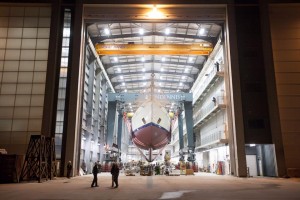 Superyacht Adix is launched at Pendennis Shipyard