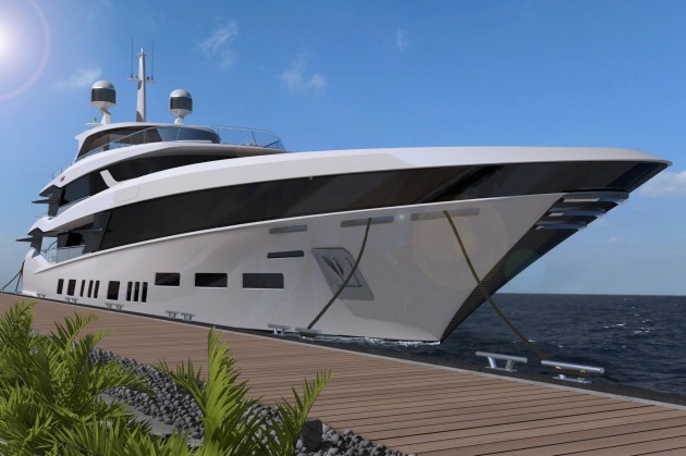 The 50 metre yacht, Benetti Fisker 50