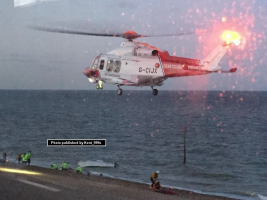 One man dies after his boat capsizes off Deal Pier, Kent