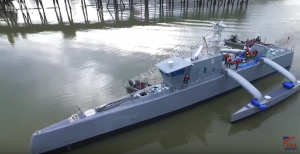 Sea Hunter self sailing warship