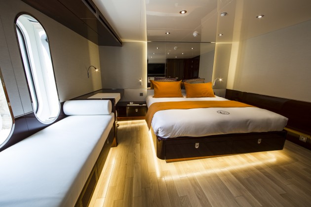 Guest cabin on the Enigma XK