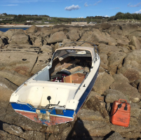 Remains of boat crashed by drunk teen on Isles of Scilly