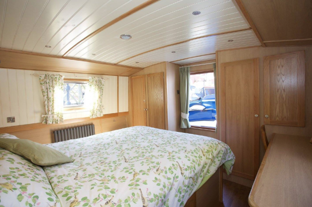 One of the cabins on board Castlerose