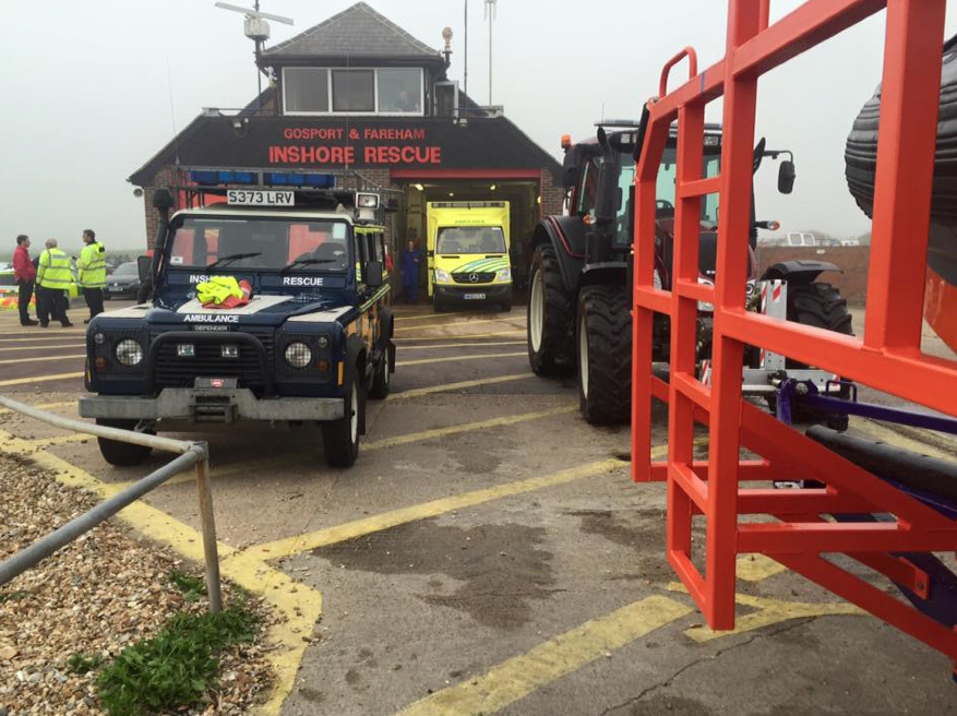 Gosport & Fareham Inshore Rescue Service go to aid of man with head injuries