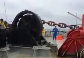 Viral video of the loss of an anchor