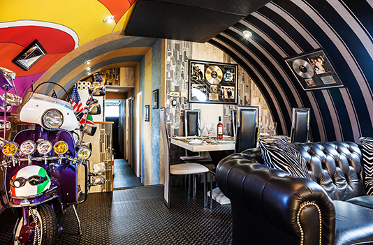 Interior of Yellow Submarine, Liverpool