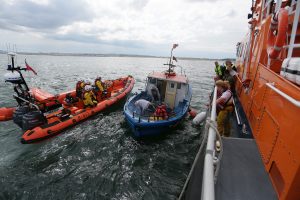Tynemouth and Sunderland RNLI rescue 8 fishermen