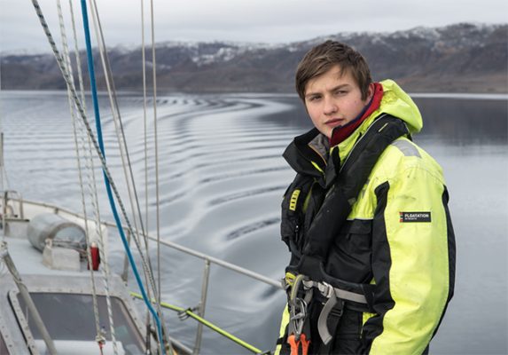 Ben Edwards who has completed the circumnavigation of the Arctic in one season