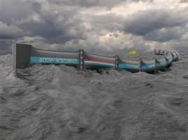 Ocean Cleanup Project Launches Historic First Prototype at Sea to rid plastic from the oceans