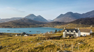 Yacht hit power lines at at Ardhasaig bay on Harris, Scotland