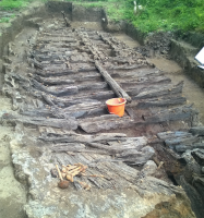 The remains of the Stover Canal barge