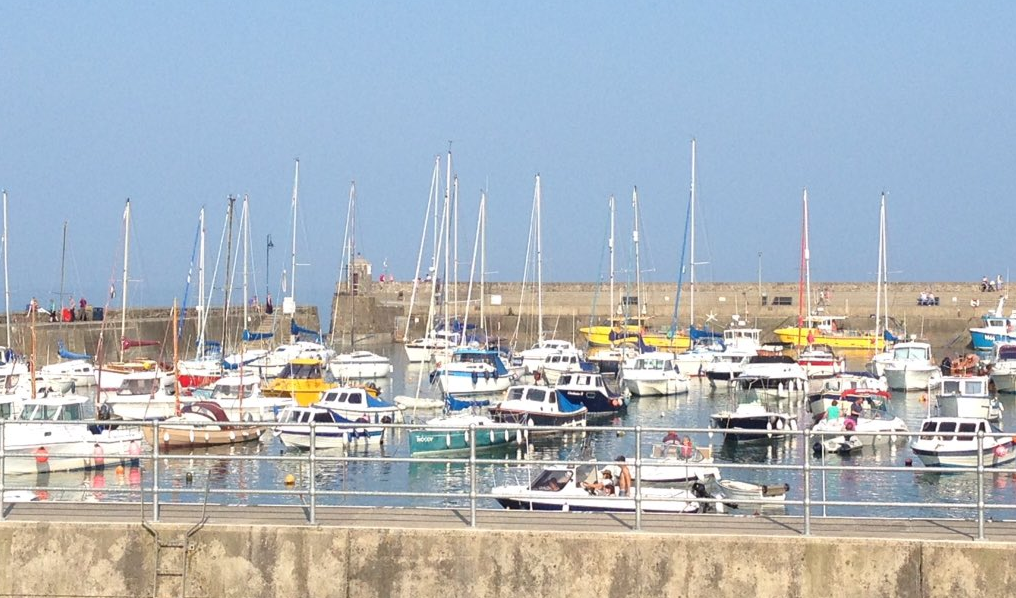 Saundersfoot, Pembrokeshire, Wales. Man stole yacht for France