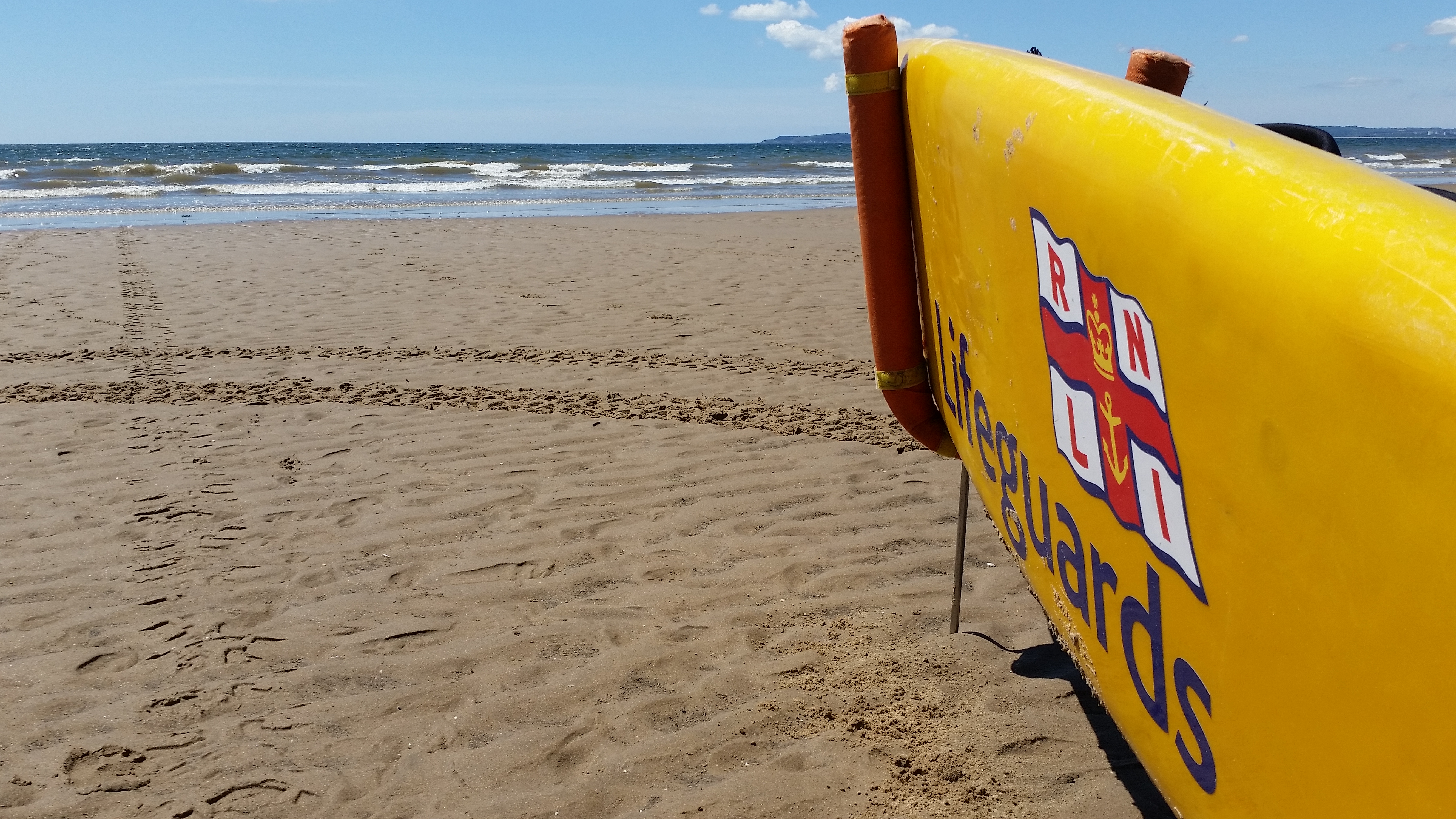 RNLI lifeguards rescue five kids on inflatable dinghies off Prestatyn beach