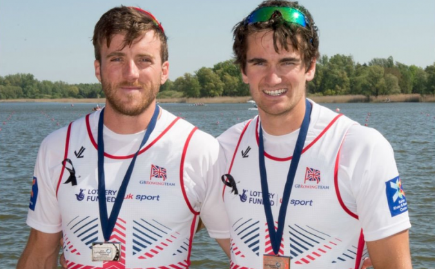 Team GB Rowing Team Alan Sinclair and Stewart Innes