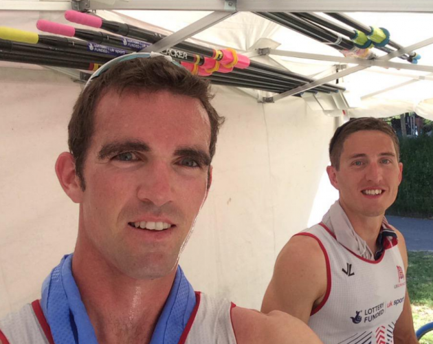 Team GB Rowing team Richard Chambers & Will Fletcher