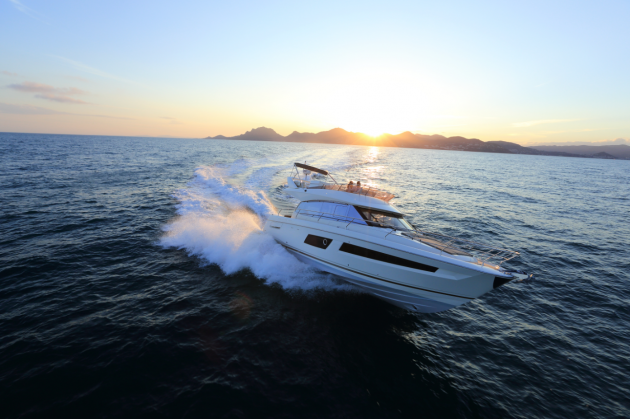 Ancasta presents the Prestige Flybridge 450 at the Southampton Boat Show