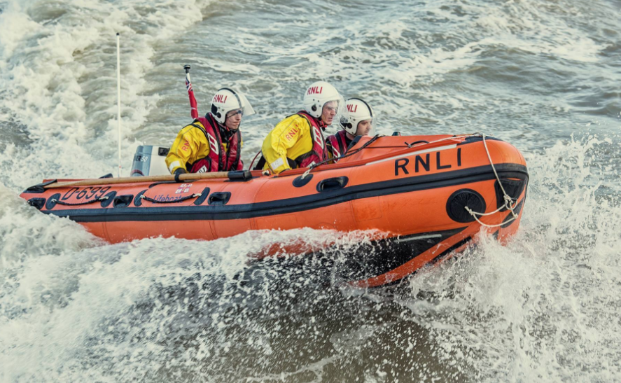 Hastings Inshore Lifeboat - put on standby to chase Pokémon