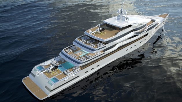 The 110m HALYCON super yacht by GILL SCHMID DESIGN