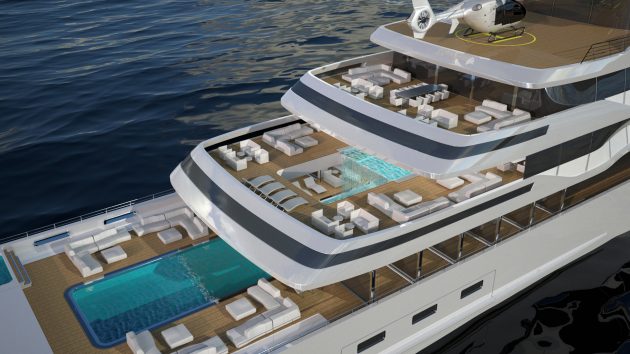 The 110m HALYCON super yacht by GILL SCHMID DESIGN