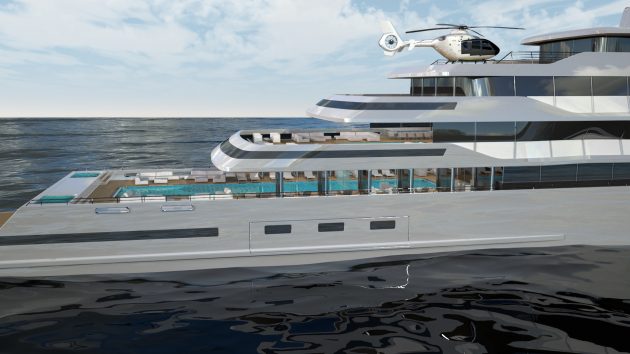 The 110m HALYCON super yacht by GILL SCHMID DESIGN