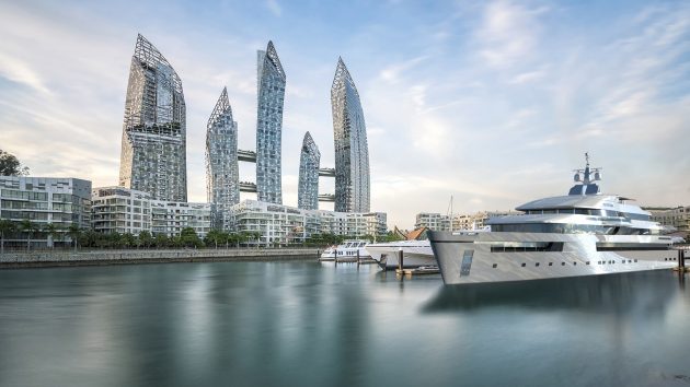 The 110m HALYCON super yacht by GILL SCHMID DESIGN