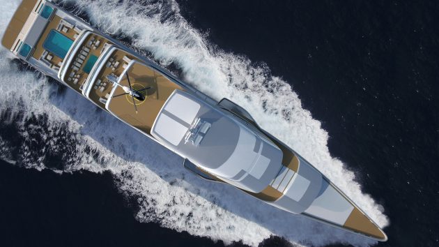 The 110m HALYCON super yacht by GILL SCHMID DESIGN