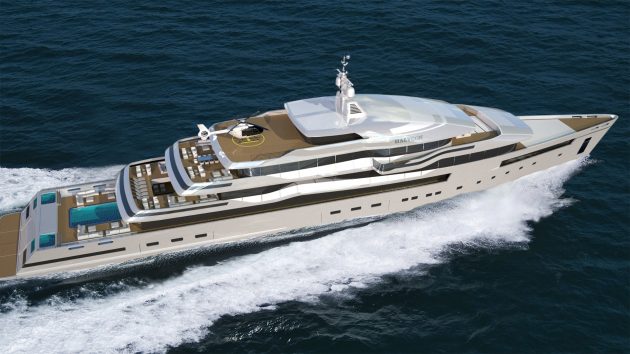 The 110m HALYCON super yacht by GILL SCHMID DESIGN