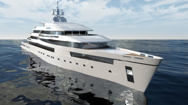 The 110m HALYCON super yacht by GILL SCHMID DESIGN