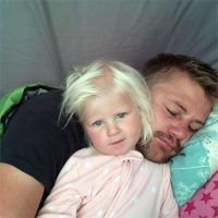 Mckayla Bruynius and her father, Rudy Bruynius