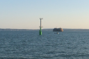 New navigational aids in Portsmouth Harbour for the Queen Elizabeth carriers