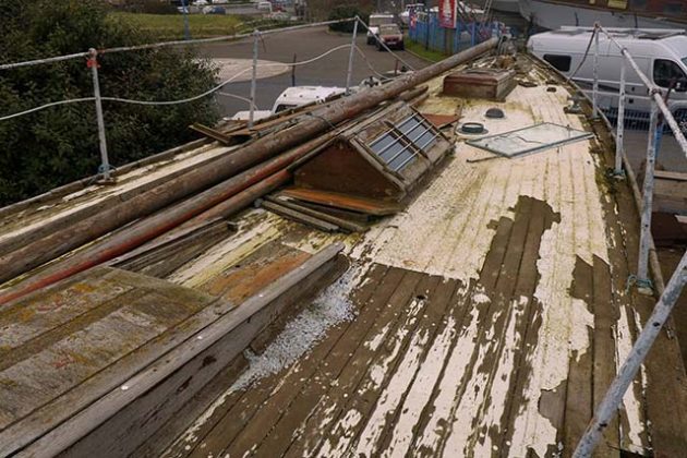 Señora which is being refurbished by apprentices in Sunderland