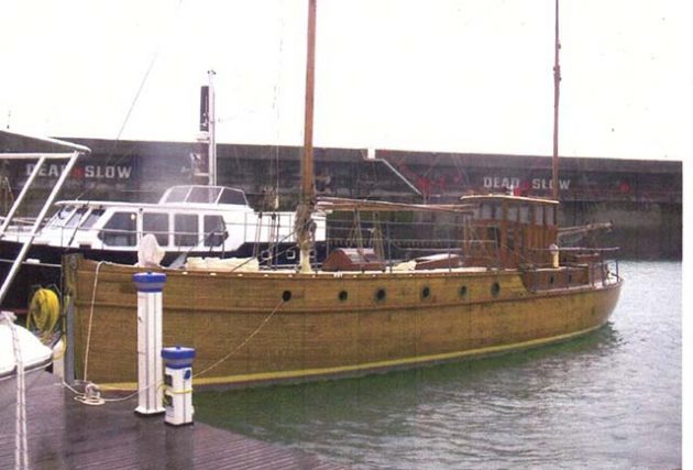 Señora which is being refurbished by apprentices in Sunderland