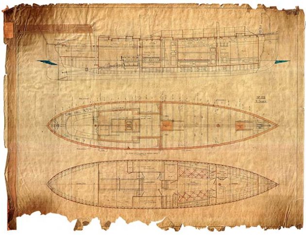 Señora which is being refurbished by apprentices in Sunderland