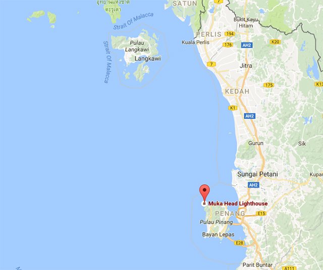 Area of search in Malaysia for missing crew from M/Y UN1K