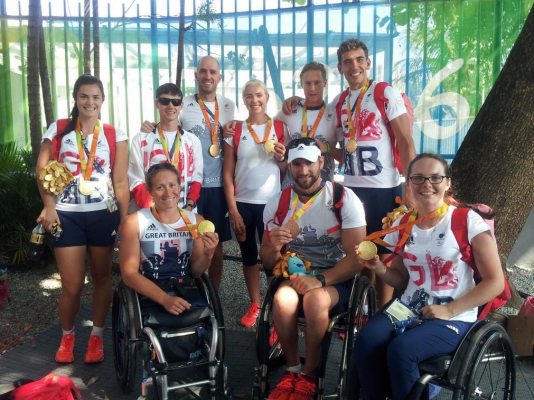 Team GB rowing medal winners Paralympics Rio 2016