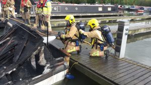 Barton Marina Fire