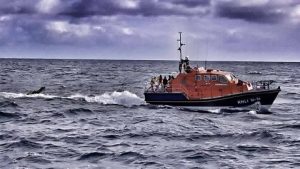 ennen Cove and Penlee lifeboats