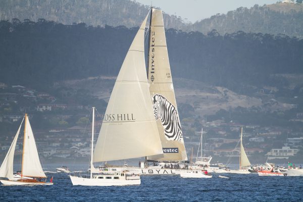 Investec Loyal about to win 2011 Sydney Hobart