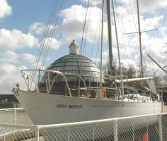 A moored boat