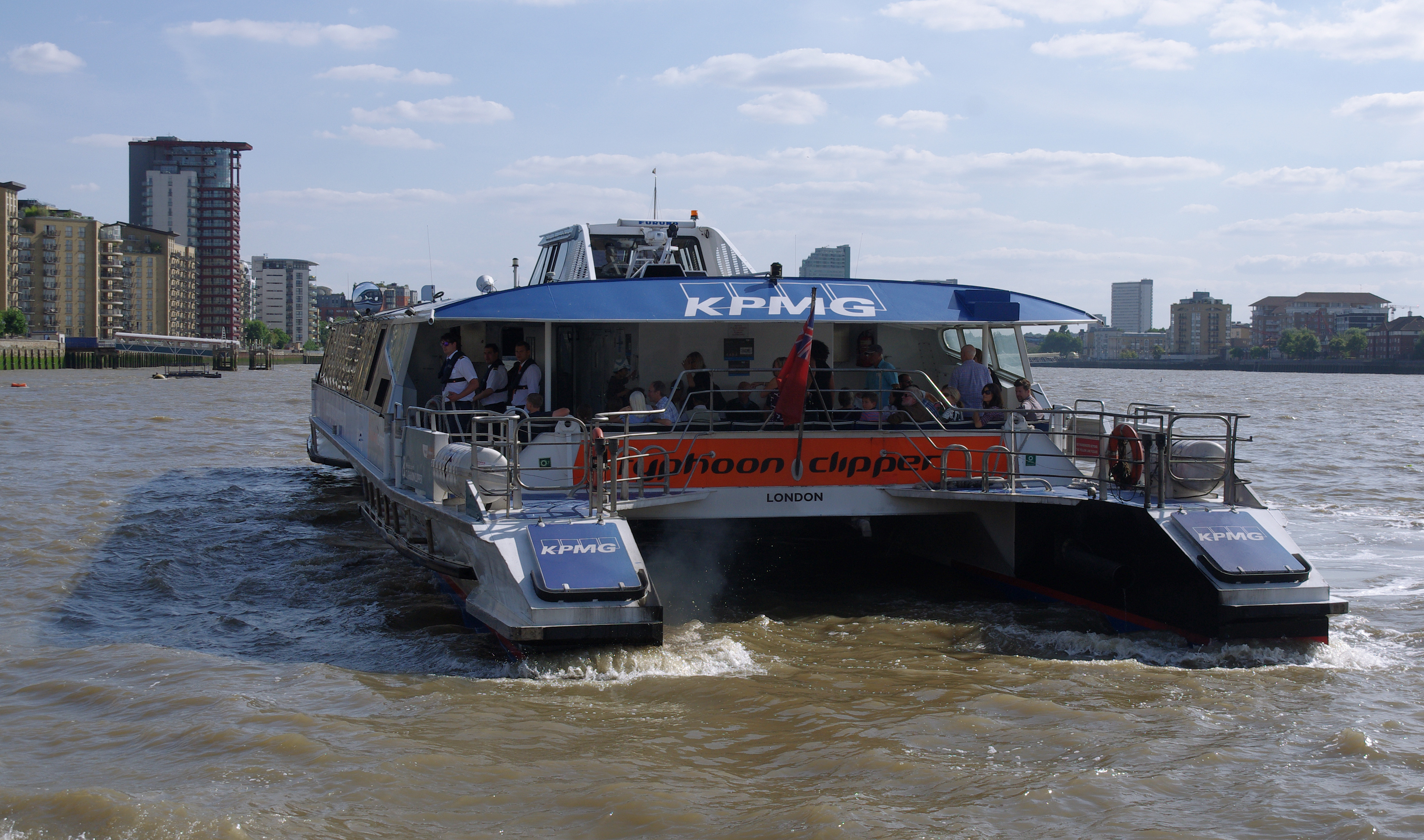 Typhoon Clipper on the River Thames