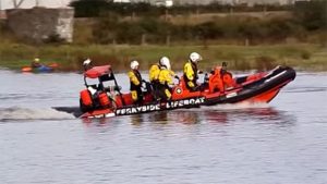 The independent lifeboat at Ferryside