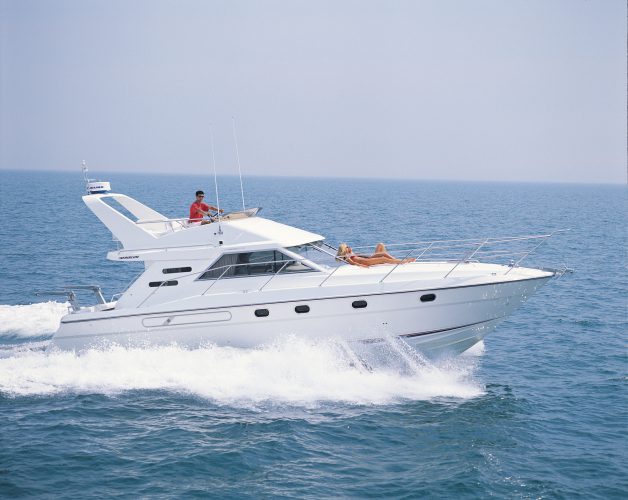 Fairline yacht on the water
