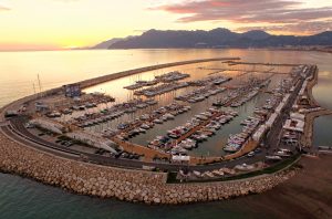 view of a marina in Italy