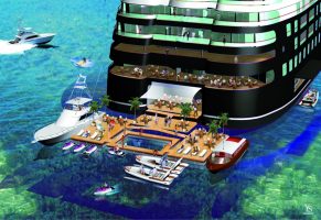 render of the superyacht Quintessentially One