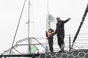 Alex Thomson on board Hugo Boss