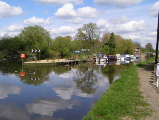 A section of the River Lea