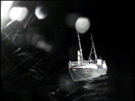 RNLI Longhope tow a dive boat broken down in the Pentland Firth, Scotland